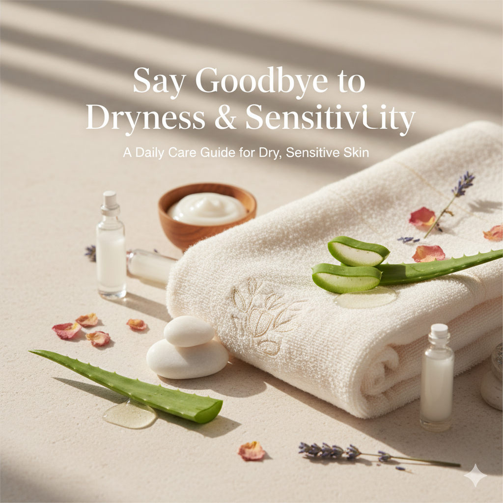 Say Goodbye to Dryness and Sensitivity: A Daily Care Guide for Dry, Sensitive Skin