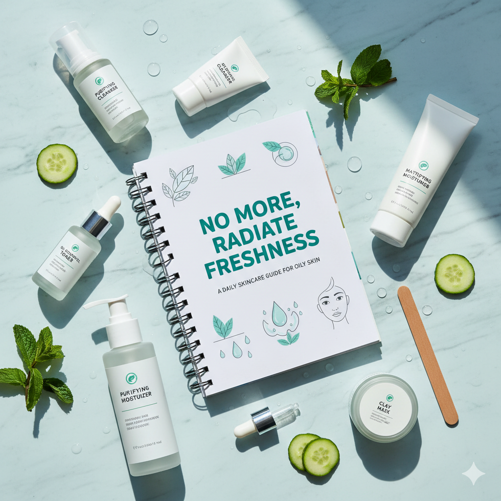 No More Shine, Radiate Freshness: A Daily Skincare Guide for Oily Skin